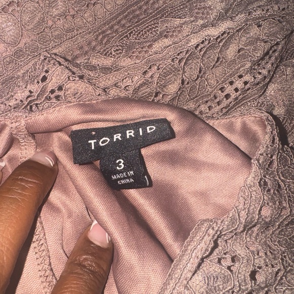 Torrid Taupe Lace Bell Sleeve
Trapeze Dress - Picture 7 of 9